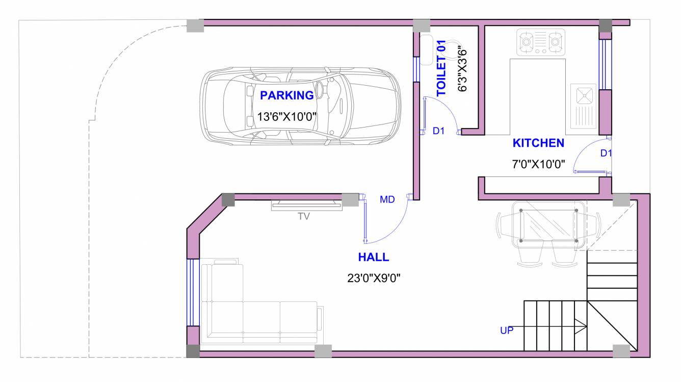  rose berry Floor Plan Ground Floor Plan