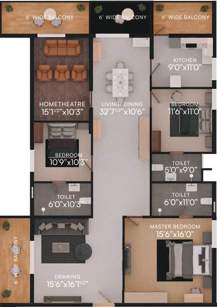  aranya kalanjali Floor Plan Floor Plan