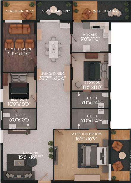  aranya kalanjali Floor Plan Floor Plan