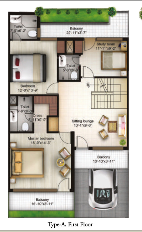 radhika orchid Floor Plan First Floor Plan