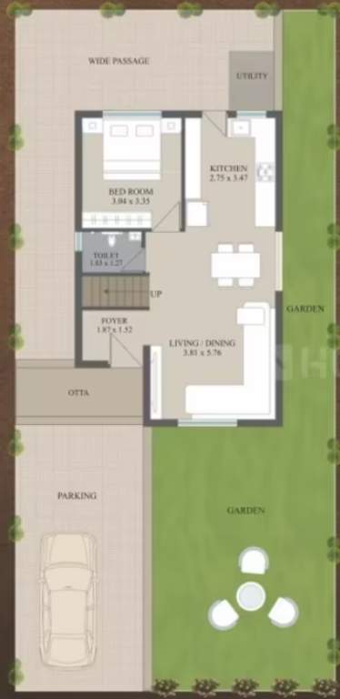  shangri la imperial Floor Plan Ground Floor Plan