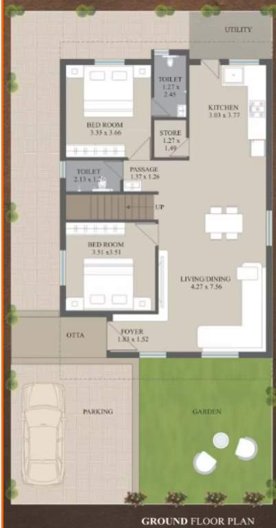  shangri la imperial Floor Plan Ground Floor Plan