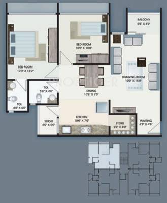 Devnandan Devnandan Park (2BHK+2T (1,089 sq ft) 1089 sq ft)