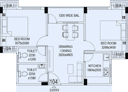  pashupati residency Floor Plan Floor Plan
