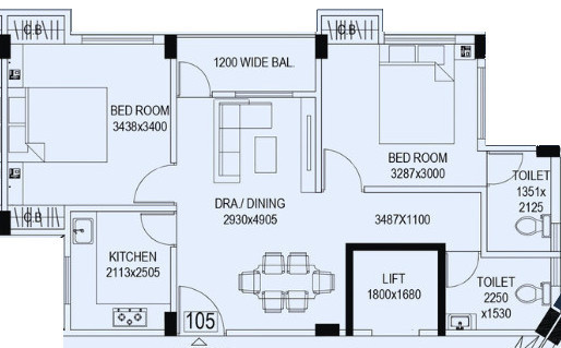  pashupati residency Floor Plan Floor Plan