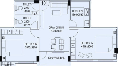  pashupati residency Floor Plan Floor Plan