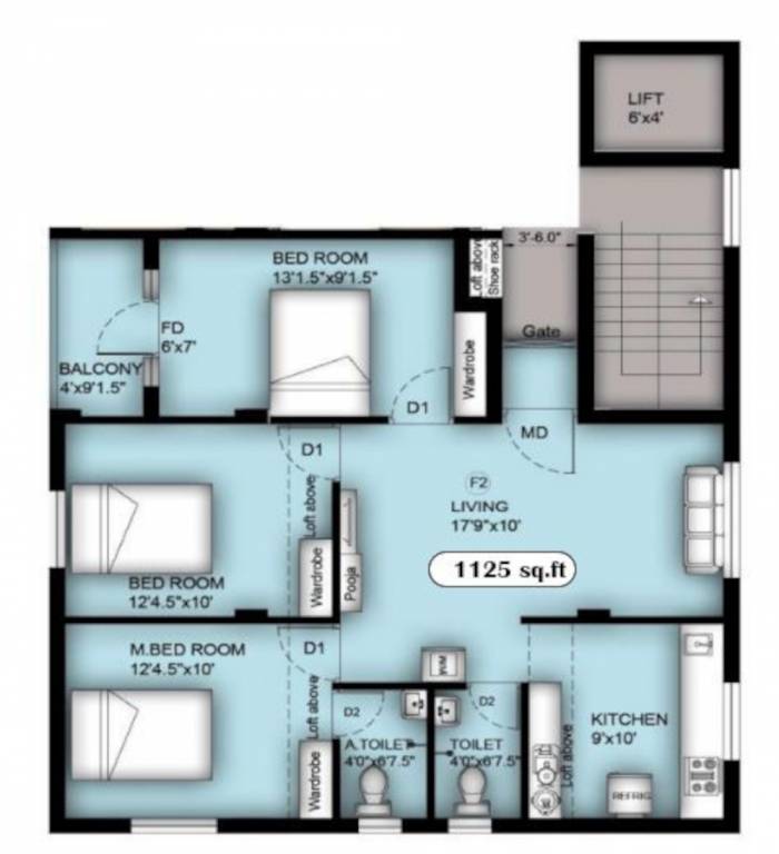  pavithram enclave Floor Plan Floor Plan