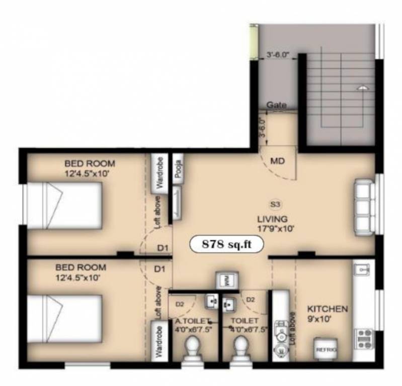  pavithram enclave Floor Plan Floor Plan
