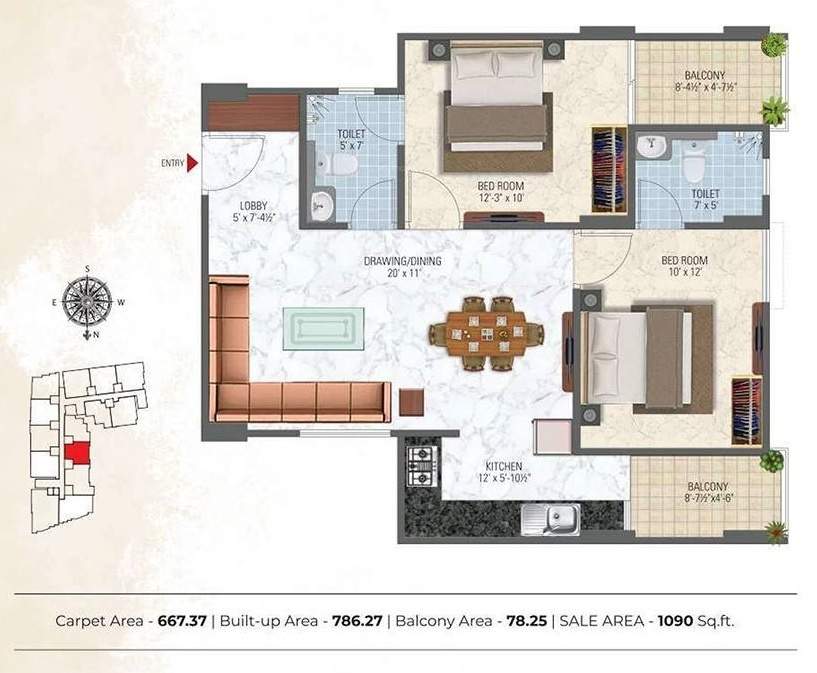  sky elite Floor Plan Floor Plan