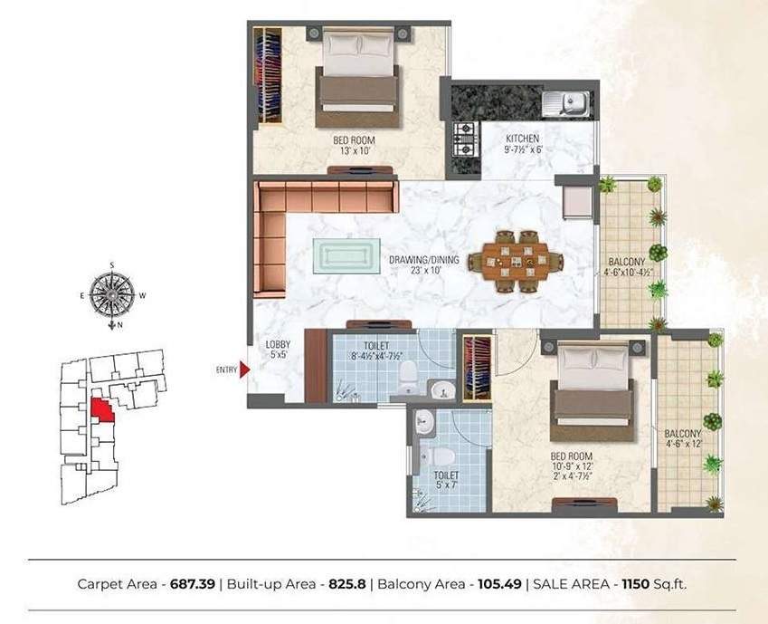  sky elite Floor Plan Floor Plan