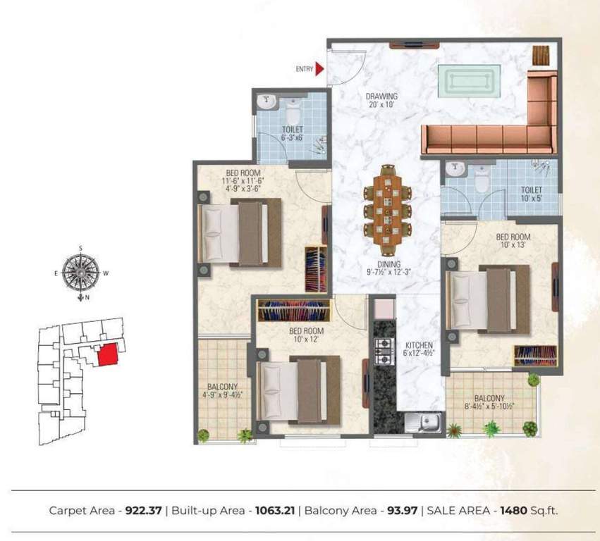  sky elite Floor Plan Floor Plan