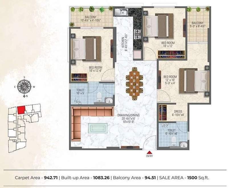  sky elite Floor Plan Floor Plan