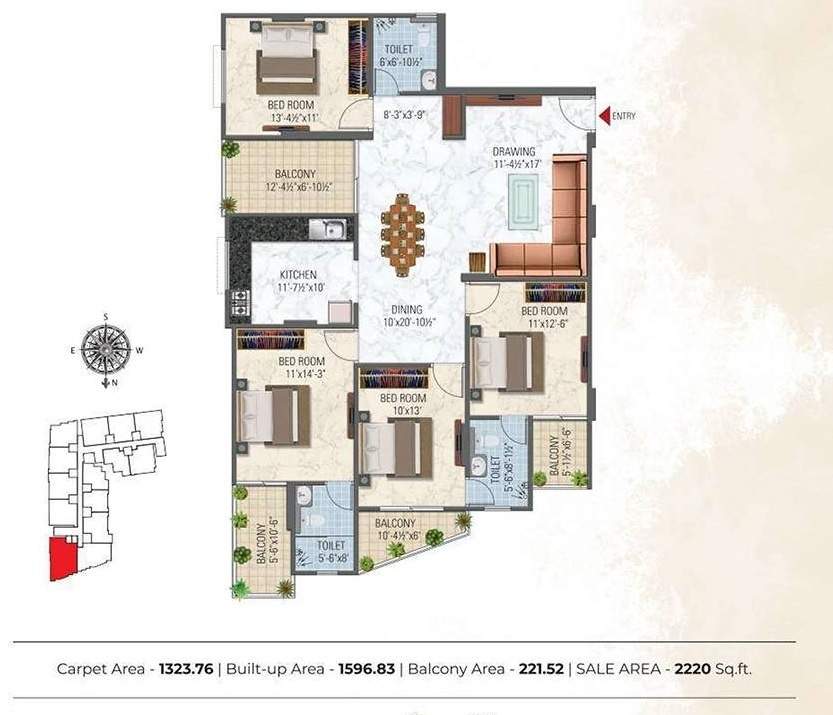 sky elite Floor Plan Floor Plan