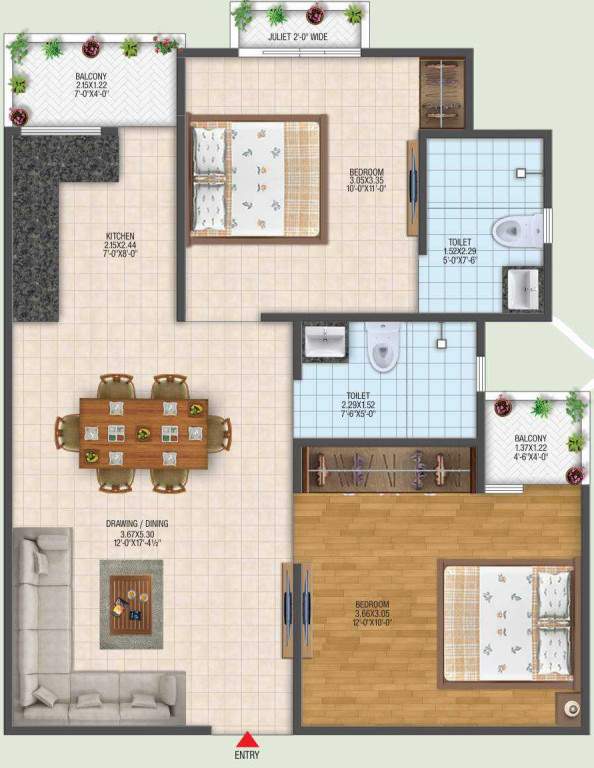  the century garden Floor Plan Floor Plan