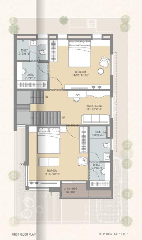  valencia ii Floor Plan First Floor Plan