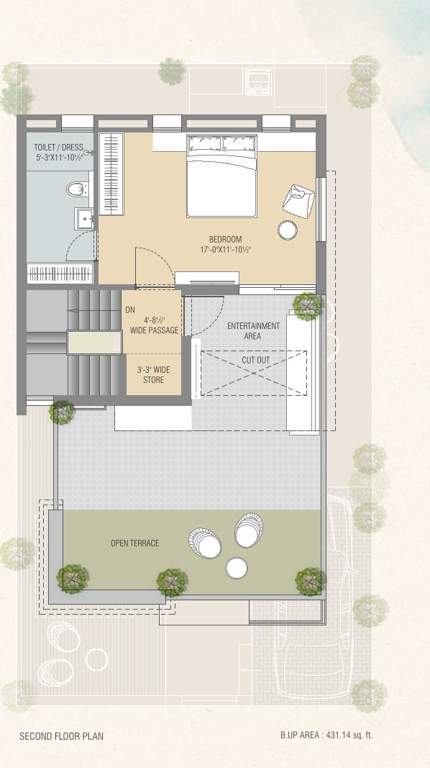  valencia ii Floor Plan Second Floor Plan