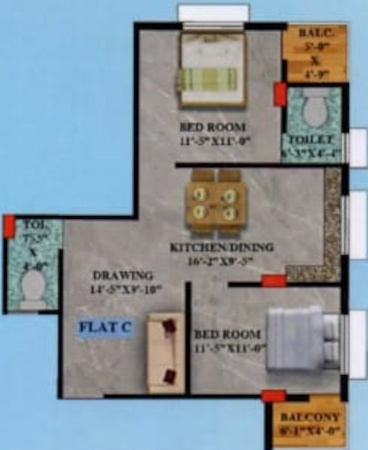  malini-apartment Floor Plan Floor Plan
