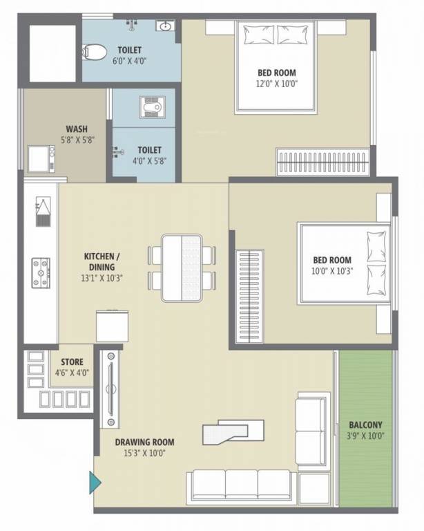  pushpam heights Floor Plan Floor Plan