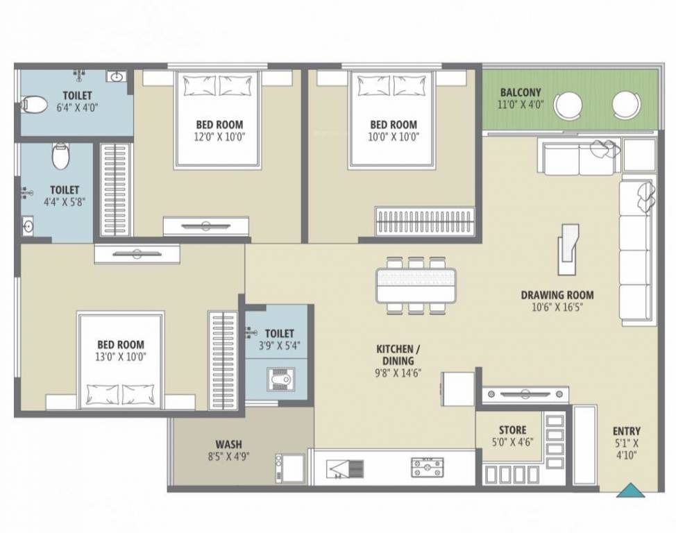  pushpam heights Floor Plan Floor Plan