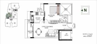 Artech Varsha (1BHK+1T (700 sq ft) 700 sq ft)