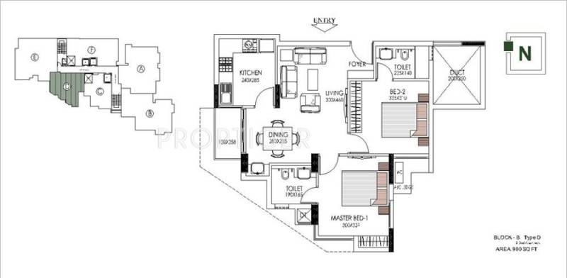 Artech Varsha (2BHK+2T (900 sq ft) 900 sq ft)