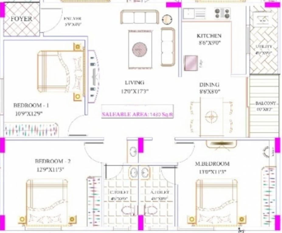 Floor Plan durgadevi enclave Floor Plan Floor Plan