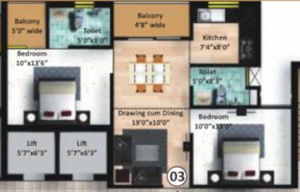  ashashree-heights Floor Plan Floor Plan