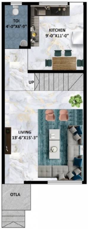  highness homes Floor Plan Ground Floor Plan