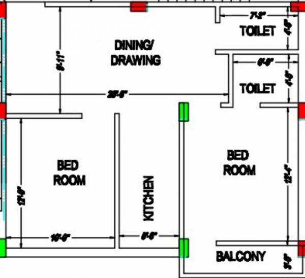  chameli-apartment Floor Plan Floor Plan