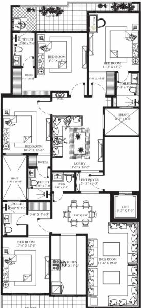  loukya-homes-luxury-builder-floor-11 Floor Plan Floor Plan