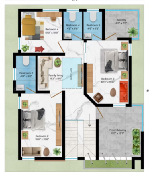  aadhya Floor Plan First Floor Plan