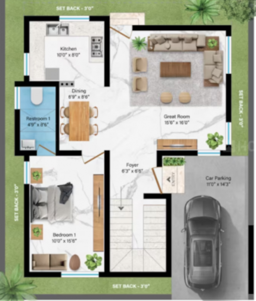  aadhya Floor Plan Ground Floor Plan