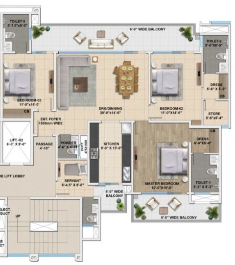  the ananta aspire Floor Plan Floor Plan