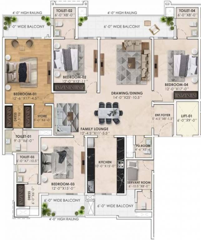  the ananta aspire Floor Plan Floor Plan
