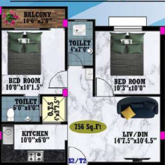  dharshini-flats Floor Plan Floor Plan