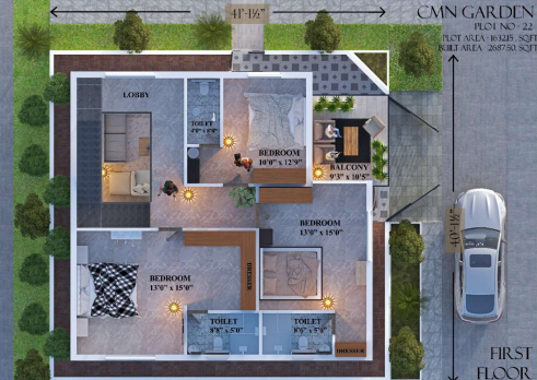  cmn-garden Floor Plan First Floor Plan