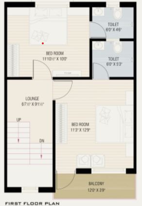  devi bunglows Floor Plan First Floor Plan