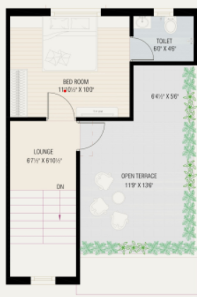  devi-bunglows Floor Plan Second Floor Plan