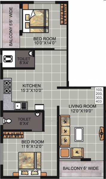  gauri-a Floor Plan Floor Plan