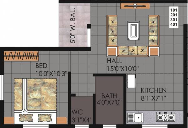  gauri-c Floor Plan Floor Plan