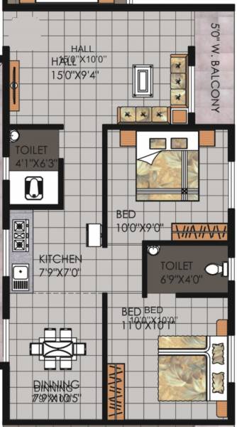 gauri-d Floor Plan Floor Plan
