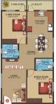 Navajyothi Athithi Grand (2BHK+2T (1,145 sq ft) 1145 sq ft)