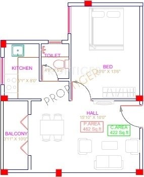 Amarprakash The Heritage (1BHK+1T (462 sq ft) 462 sq ft)