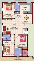 Sri Durga Vijaya Apartments (3BHK+3T (1,732 sq ft) 1732 sq ft) Sri Durga Vijaya Apartments (3BHK+3T (1,732 sq ft) 1732 sq ft)