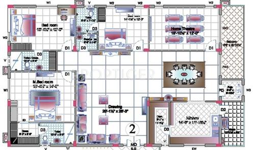 Vamsiram Jyothi Senate (3BHK+3T (3,387 sq ft) 3387 sq ft) Vamsiram Jyothi Senate (3BHK+3T (3,387 sq ft) 3387 sq ft)