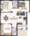 Sri Durga Aarna (2BHK+2T (888 sq ft) 888 sq ft)