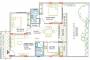 Floor Plan (2BHK+2T) Visalakshi Housing Himapriya Floor Plan (2BHK+2T)