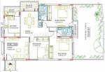 Floor Plan (3BHK+3T) Visalakshi Housing Himapriya Floor Plan (3BHK+3T)