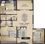 Ramky Atlanits (2BHK+2T (1,577 sq ft) 1577 sq ft)