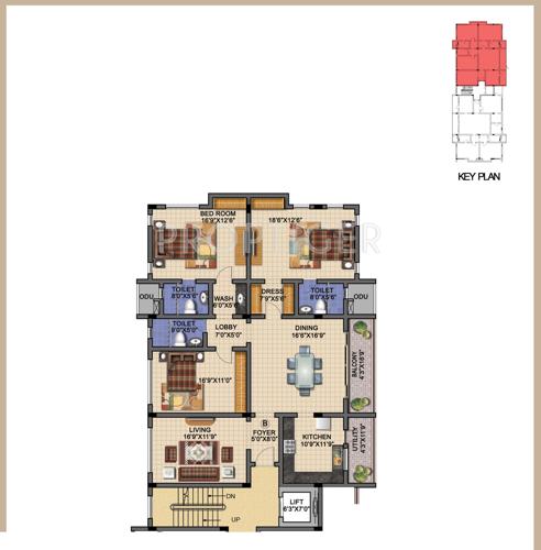 Srivari Srivari Mayaa (3BHK+3T (2,255 sq ft) 2255 sq ft)